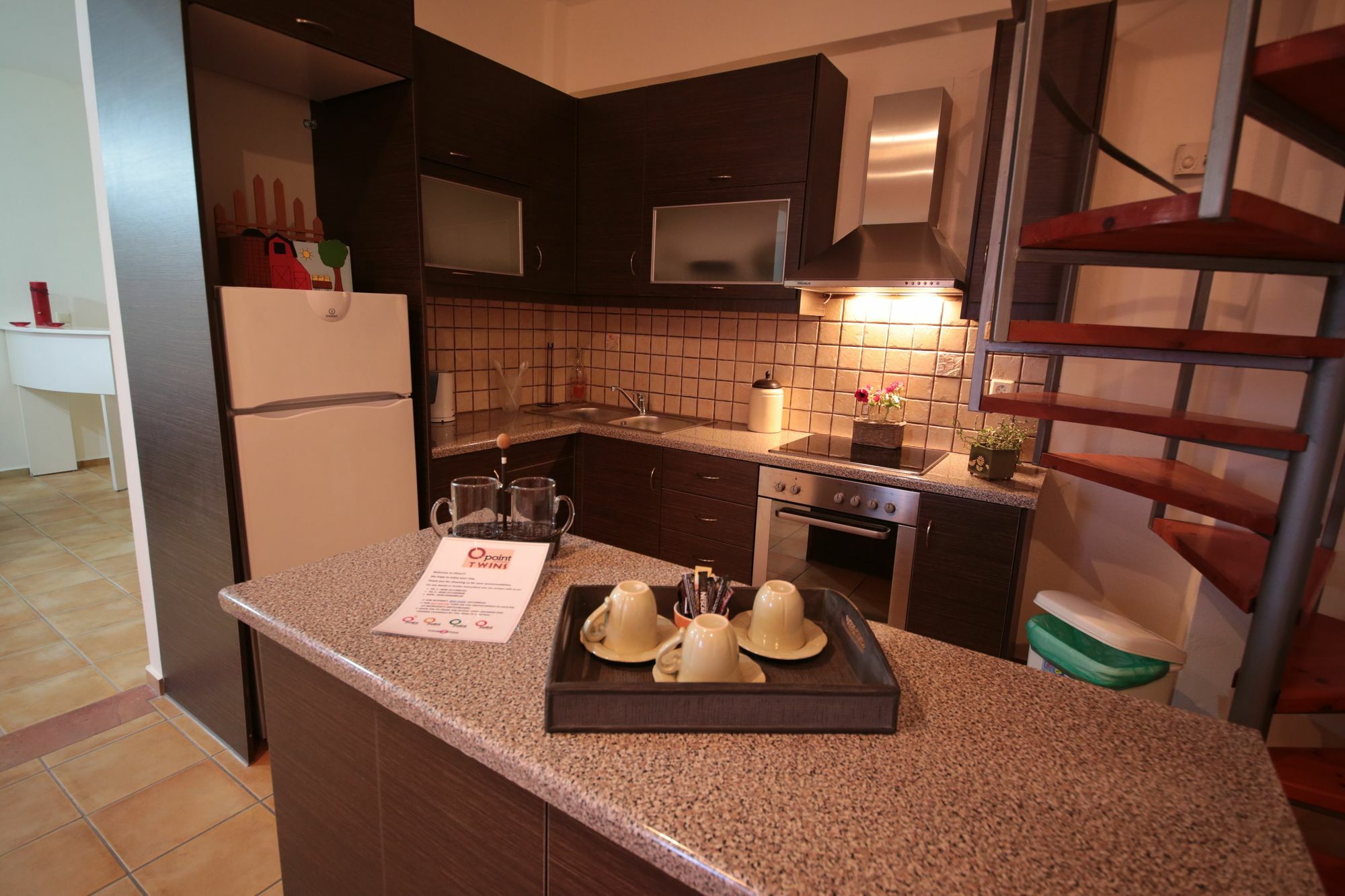 Point Twins Apartments Vrontados Экстерьер фото